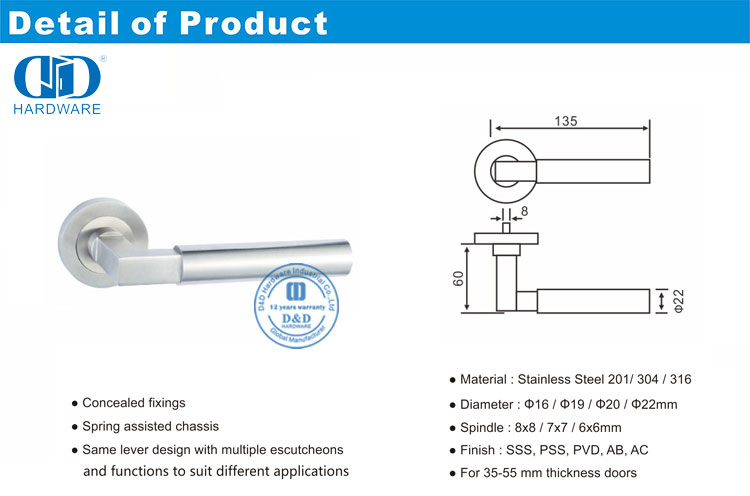 Sustainable Lever Handles Pegangan Tuas Berkelanjutan