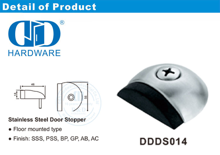 Half Moon Door Stopper Penghenti Pintu Setengah Bulan