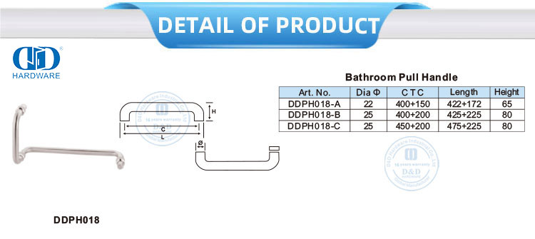 Timer Door Pull Handle Gagang Tarik Pintu Pengatur Waktu
