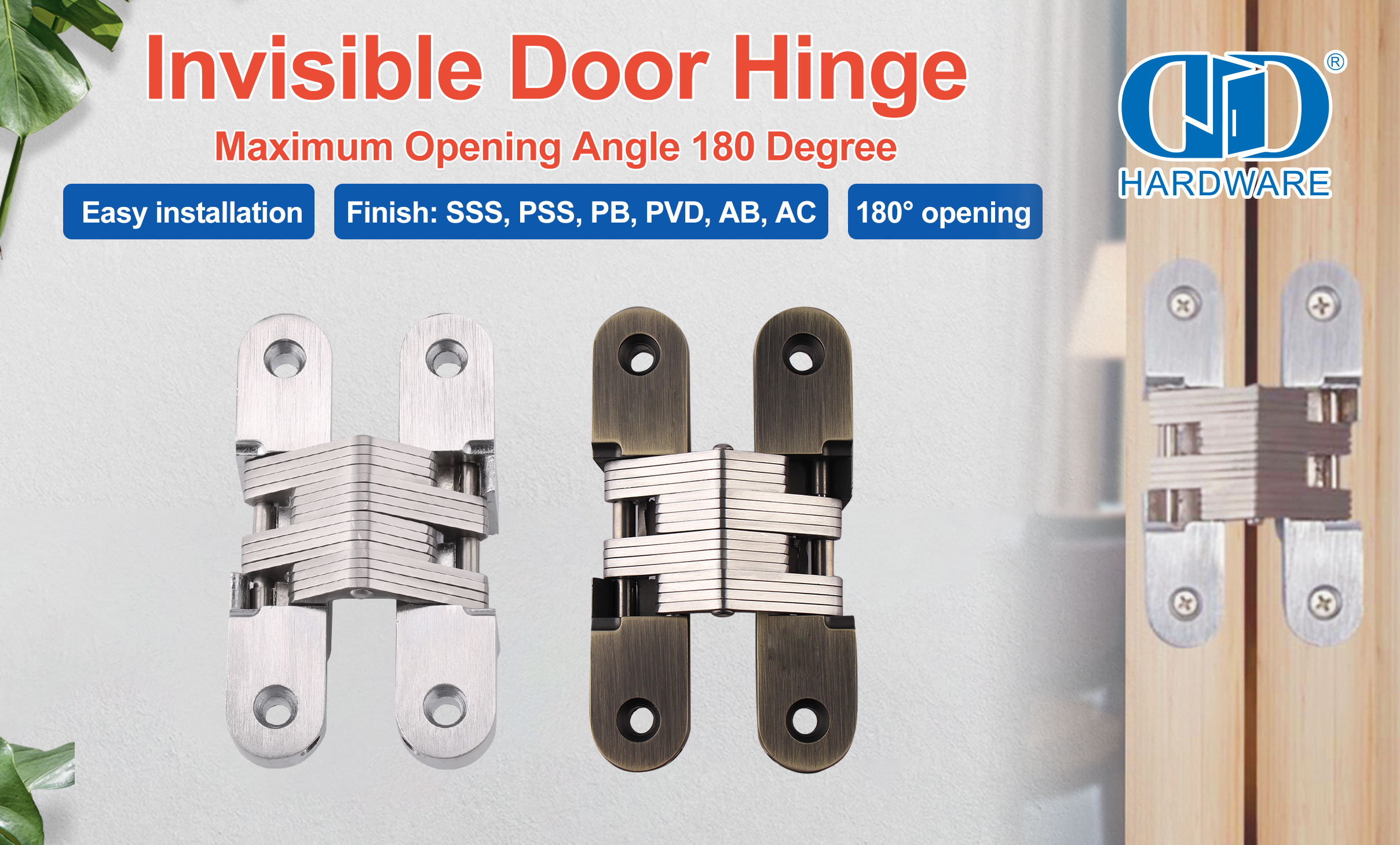 hidden door hinge engsel pintu tersembunyi