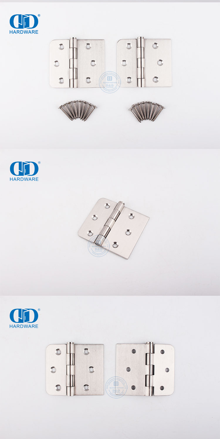 Stainless Steel Square Corner Door Hinge Engsel Pintu Sudut Persegi Stainless Steel