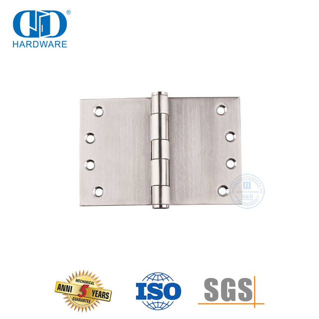 Engsel Lempar Lebar Proyeksi Tahan Lama Baja Tahan Karat untuk Pintu Besar-DDSS049-100x150x3.4mm