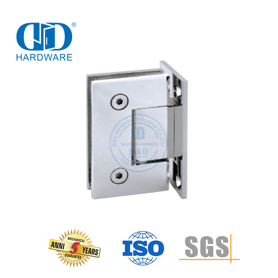 Engsel Pintu Kamar Mandi Perangkat Keras Kaca Stainless Steel untuk Kamar Mandi-DDGH001