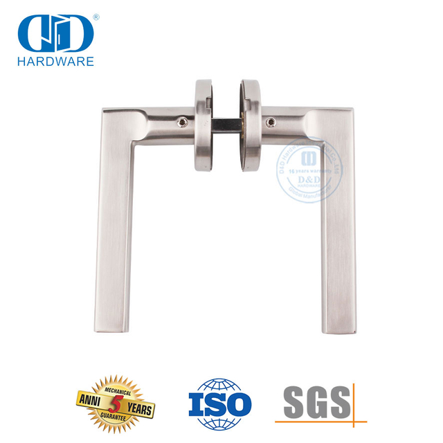 Aksesori Pintu Gaya Euro Gagang Tuas Padat untuk Pintu Aluminium-DDSH023-SSS