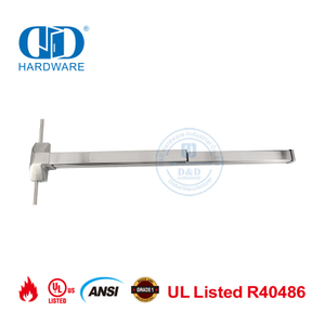 Perangkat Panic Exit Nilai Api Batang Vertikal Touch Bar-DDPD024-SSS