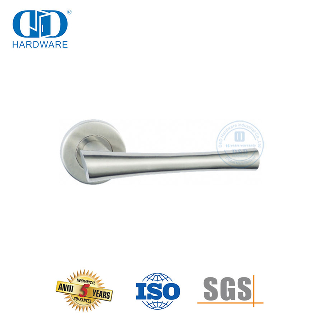 Desain Klasik Gagang Pintu Depan Solid Stainless Steel Berkualitas Baik-DDSH045-SSS