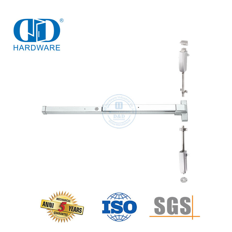 Aksesoris Pintu Stainless Steel Tipe Vertikal Setengah Panjang Panic Exit Hardware-DDPD030-SSS
