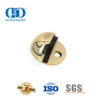 Kuningan Padat Dipoles Golden Floor Mounted Door Stop Round Rubber Door Stop-DDDS005-PB