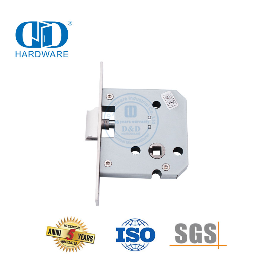 Perangkat Keras Pintu Toilet Penggunaan Badan Kunci Gerendel Stainless Steel dengan Indikator-DDML029-B