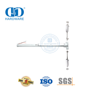 Fitur Dogging Tipe Vertikal Push Bar dengan Perangkat Alarm Asap-DDPD032-SSS