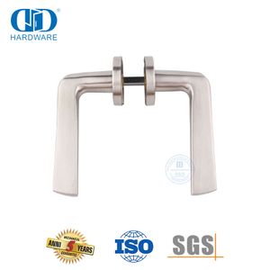 Pegangan Tuas Pintu Prancis Tabung Stainless Steel untuk Proyek Pusat Perbelanjaan-DDTH034-SSS