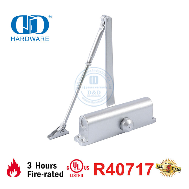 Jual Terlaris Tugas Berat 80-120KG 1250Mm CE UL 10C Terdaftar Penutup Pintu Nilai Api dengan Pemeriksaan Belakang-DDDC040