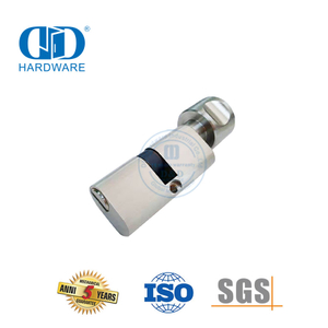 Kualitas Baik Kuningan Padat Bentuk Oval Pintu Kamar Mandi Tanpa Kunci Silinder-DDLC006-70mm-SN