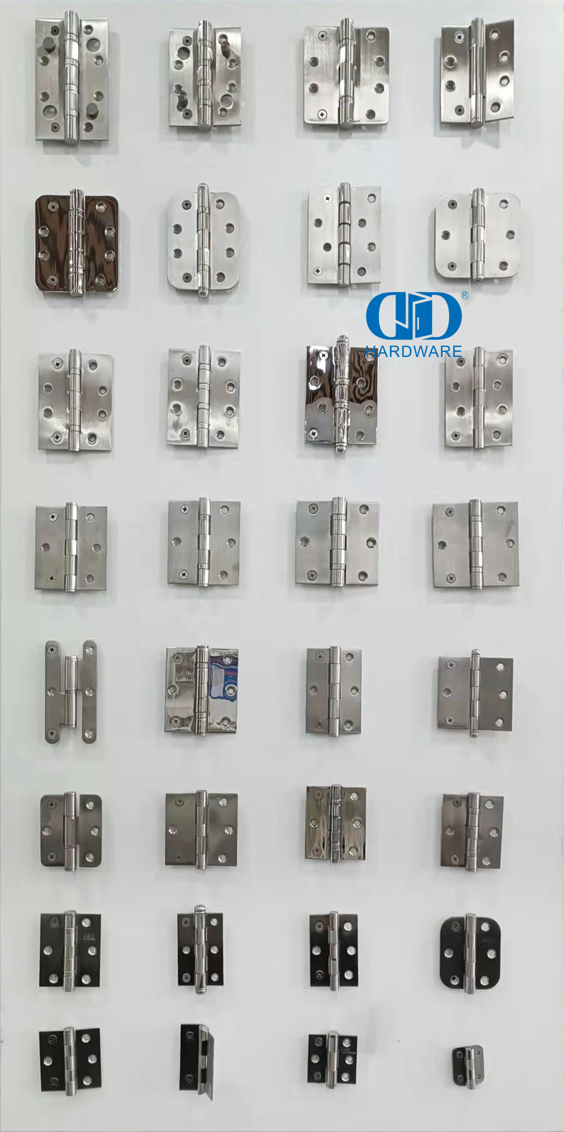 Engsel Pintu Tip Rumah Sakit Stainless Steel Tahan Lama untuk Proyek Perawatan Kesehatan-DDSS044-B-4x3x3.0mm