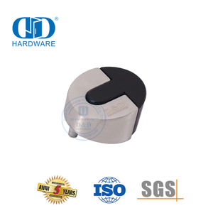 Stainless Steel Satin Finish Pintu Karet Penghenti Lantai Dipasang Tipe-DDDS006-SSS