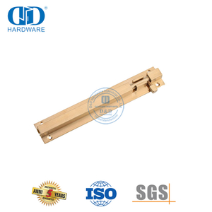 Baut Pintu Kait Kuningan PVD Satin Baut Menara Barel Keamanan-DDDB016-PVD