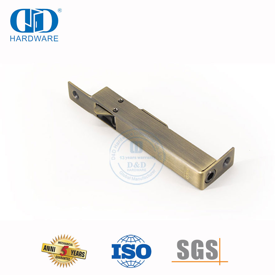 Baut Siram Otomatis Sinistral Stainless Steel Kuningan Antik untuk Pintu Bagian-DDDB023-AB