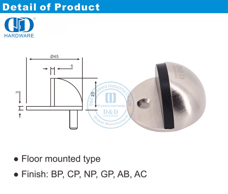 Penghenti Pintu Tipe Terintegrasi