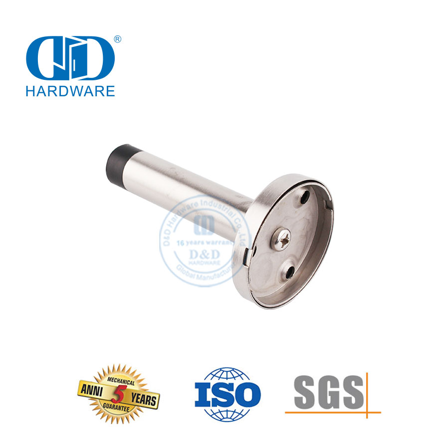 Penahan Pintu Toilet Umum Bentuk T Stainless Steel untuk Kamar Mandi-DDDS016-SSS