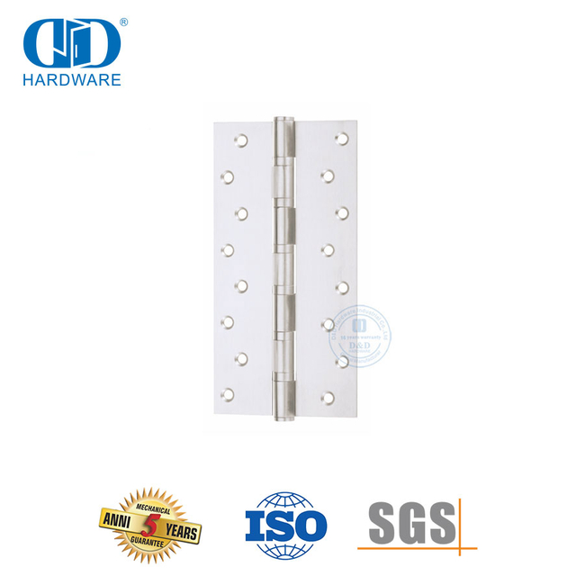 Engsel Enam Bantalan Bola Stainless Steel 8 Inci untuk Pintu Tugas Berat-DDSS054
