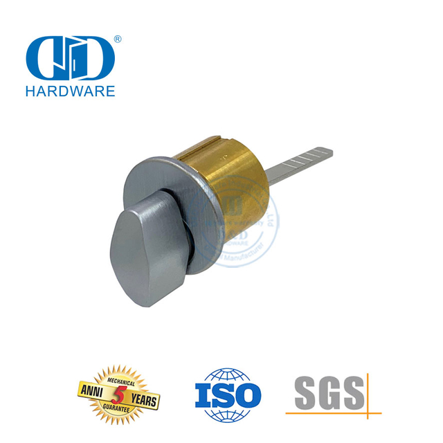 Kuningan Padat Mudah Putar Rim Jempol Putar Silinder untuk Perangkat Panik-DDLC020-29mm-SN