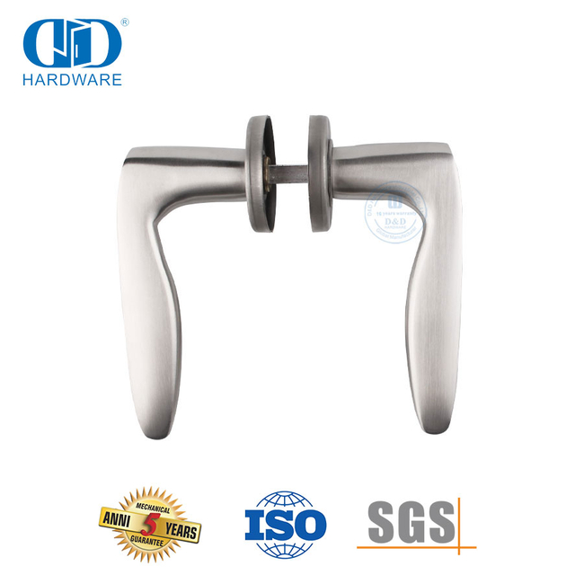 Gagang Tuas Padat Tahan Lama Stainless Steel Kontemporer untuk Aplikasi Kesehatan-DDSH008-SSS