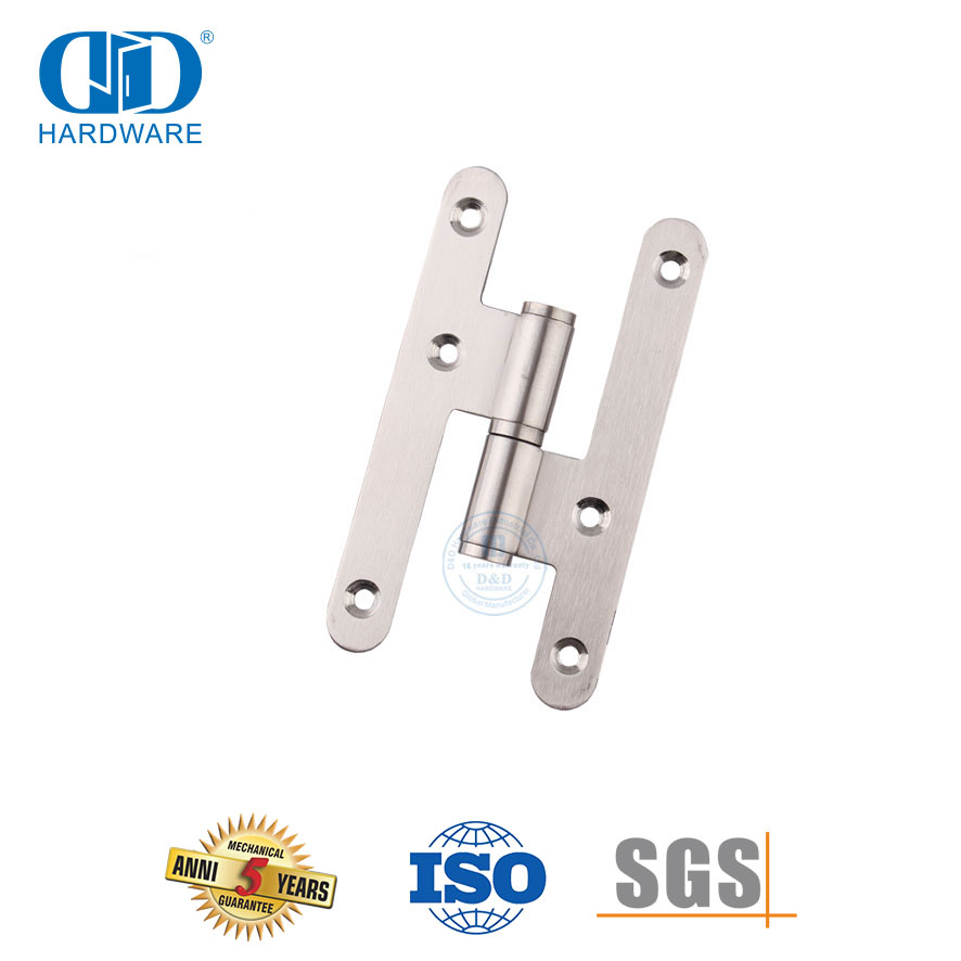 Perangkat Keras Pintu Logam Stainless Steel Keamanan Yang Baik Round Corner H Engsel-DDSS019