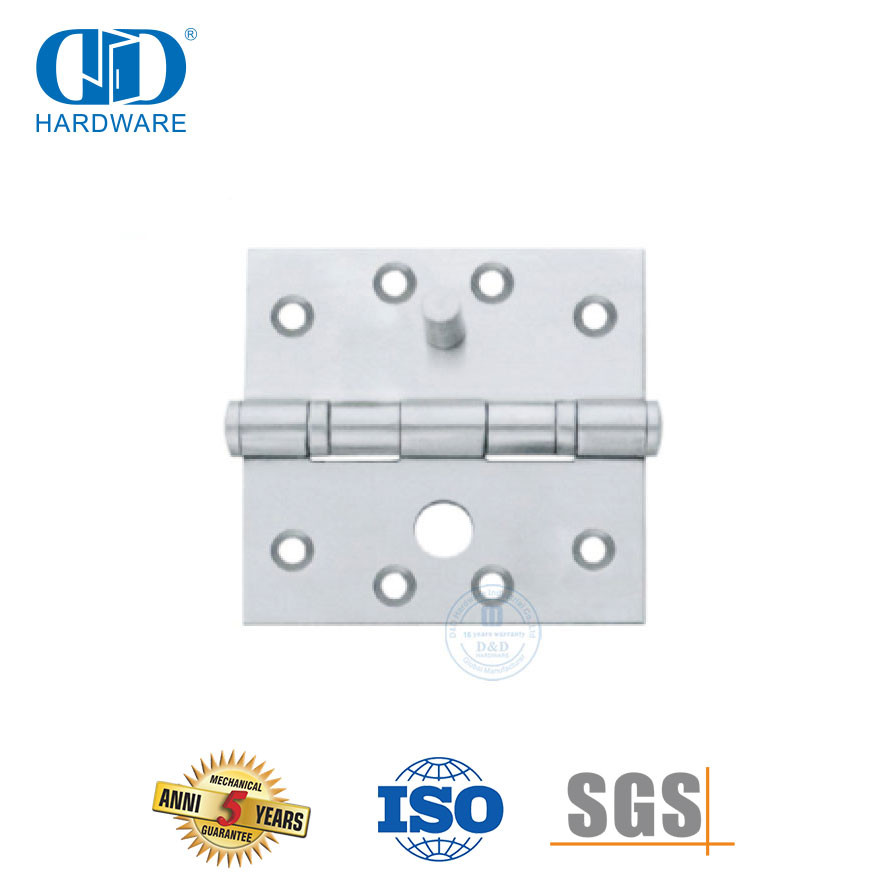 Banyak Menggunakan Perangkat Keras Pintu Logam Stainless Steel Engsel Keamanan Tunggal-DDSS015