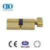 Silinder Kunci Kenop Perangkat Keras Pintu Kayu dengan Sertifikasi EN 1303-DDLC004-70mm-SB