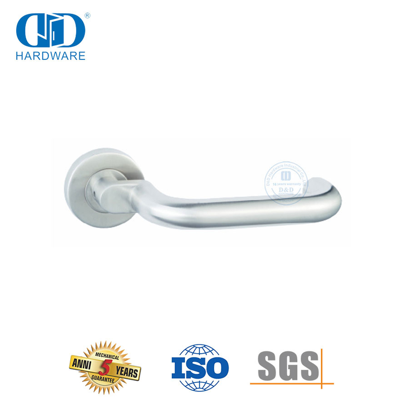 Gagang Pintu Masuk Hotel Tuas Dua Sisi Stainless Steel-DDTH024-SSS