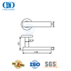 Gagang Pintu Stainless Steel Jenis Rosette Bulat untuk Rumah-DDTH039-SSS