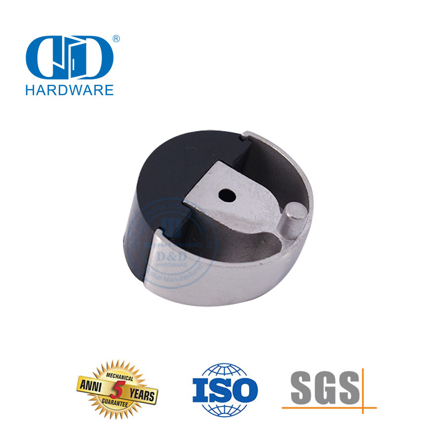 Stainless Steel Satin Finish Pintu Karet Penghenti Lantai Dipasang Tipe-DDDS006-SSS