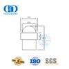 Perangkat Keras Bangunan Komersial Satin Finish Floor Mounted Door Stop untuk Hotel-DDDS008-SSS