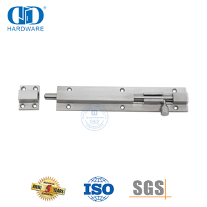 Perangkat Keras Pintu Kamar Kecil Baut Pintu Stainless Steel Berkualitas Baik-DDDB035-SSS