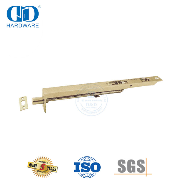 Baut Siram Pemasangan Pintu Kuningan Berkualitas Tinggi untuk Pintu Kayu-DDDB003-SB