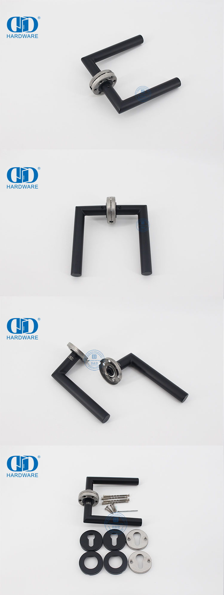 Gagang Pintu Tuas Hitam