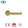 Satin Brass EN 1906 Aksesori Keamanan Kunci Pintu Gagang Tuas Emas-DDTH003-SB
