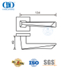Pegangan Pintu Padat Tabung Segitiga Stainless Steel Finish Kuningan Satin-DDSH056-SB