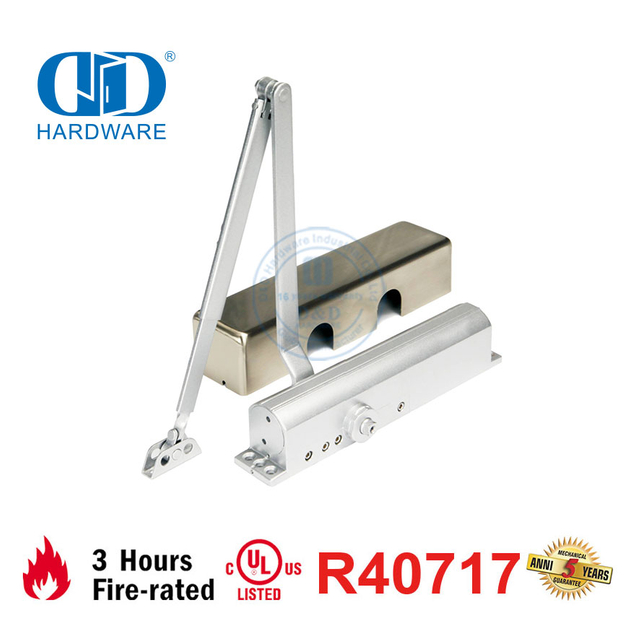 ANSI Tugas Berat 150KG 1400mm Sertifikasi Sertifikat UL Penutup Pintu Kebakaran yang Dapat Disesuaikan-DDDC043