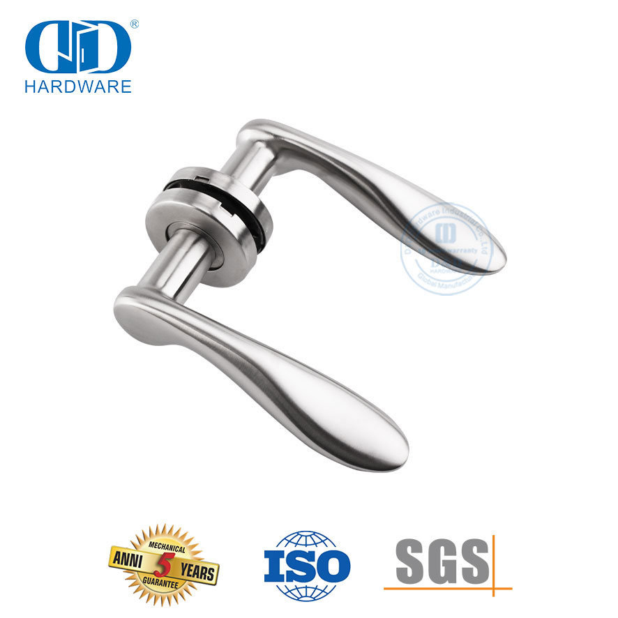 Gagang Pintu Kayu Bagian Dalam Pipa Stainless Steel Cocok untuk Stadion-DDSH025-SSS