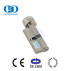 EN 1303 Aksesori Pintu Kamar Mandi Silinder Nikel Satin Kuningan Padat-DDLC001-70mm-SN