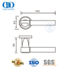 Perangkat Keras Pintu Komposit Stainless Steel 304 Pegangan Tuas Tubular Padat-DDSH018-SSS