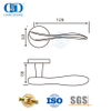 Pegangan Pintu Cor Presisi Tipe Tuas Stainless Steel Padat-DDSH014-SSS