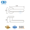 Gagang Pintu Tipe Tuas Pintu Utama Kantor Stainless Steel Padat-DDSH011-SSS