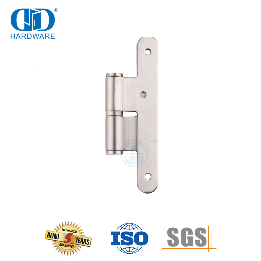 Perangkat Keras Pintu Logam Stainless Steel Keamanan Yang Baik Round Corner H Engsel-DDSS019
