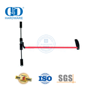 Palang Vertikal Perangkat Keras Pintu Keluar Panik Baja untuk Pintu Keluar Darurat-DDPD036