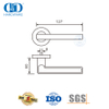 Gagang Pintu Tuas Gaya Sederhana Baja Tahan Karat Tahan Lama Modern Berkelanjutan-DDTH023-SSS