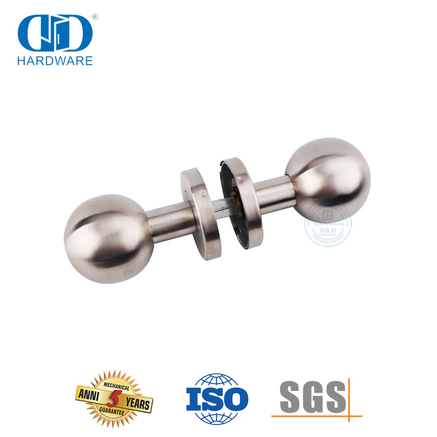 Pegangan Tuas Kenop Bulat Bentuk Bola Stainless Steel untuk Pintu Kamar Mandi-DDTH031-SSS