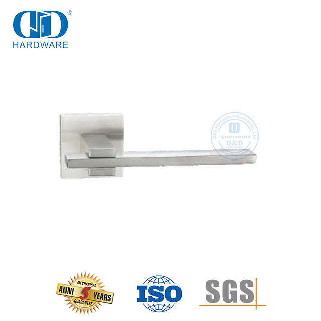 Pegangan Tuas Padat Pintu Eksterior Interior Perangkat Keras Stainless Steel-DDSH060-SSS