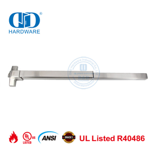 Perangkat Keluar Panik Panik Pintu Komersial Berperingkat Api Terdaftar di UL-DDPD003-SSS